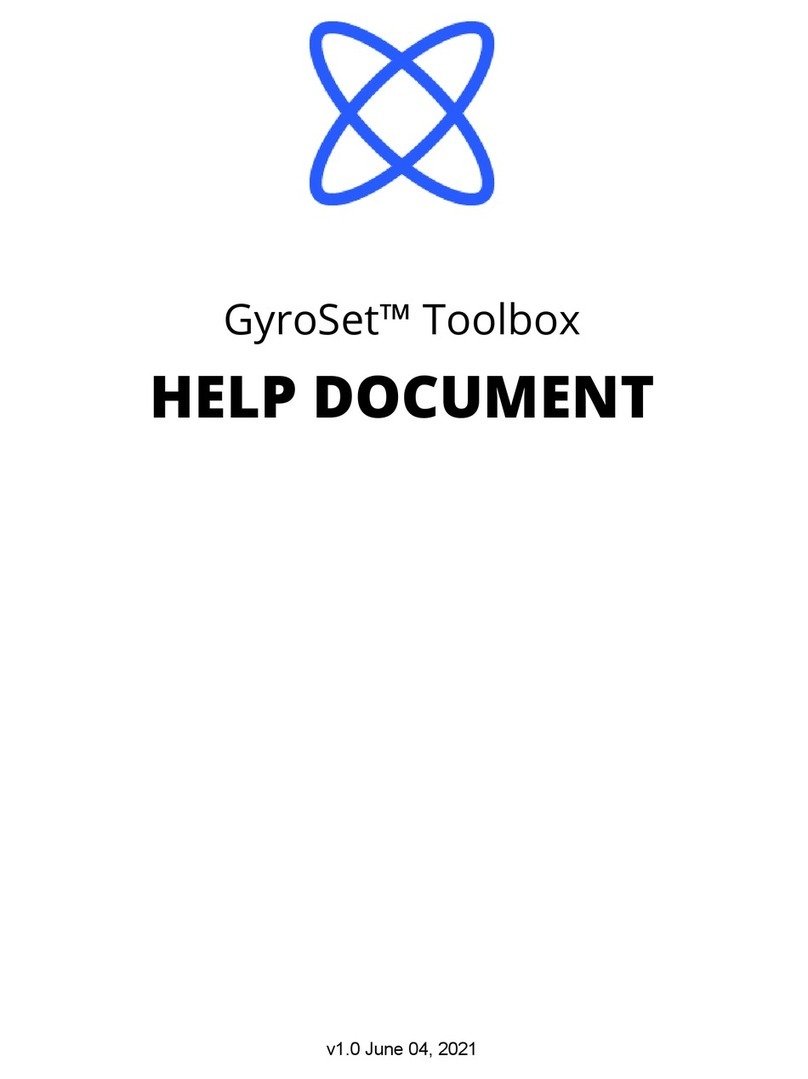 Now Technologies GyroSet Toolbox User manual