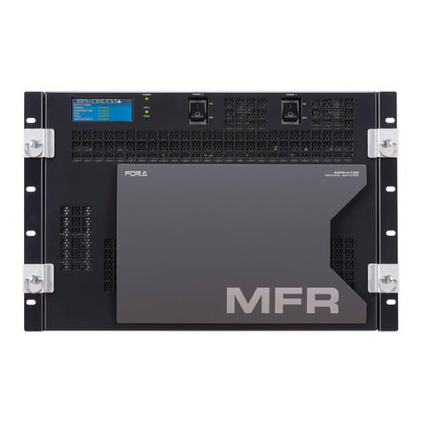 FOR-A MFR-4100 User manual