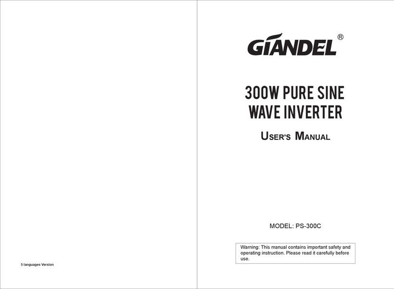 Giandel PS-300C user manual