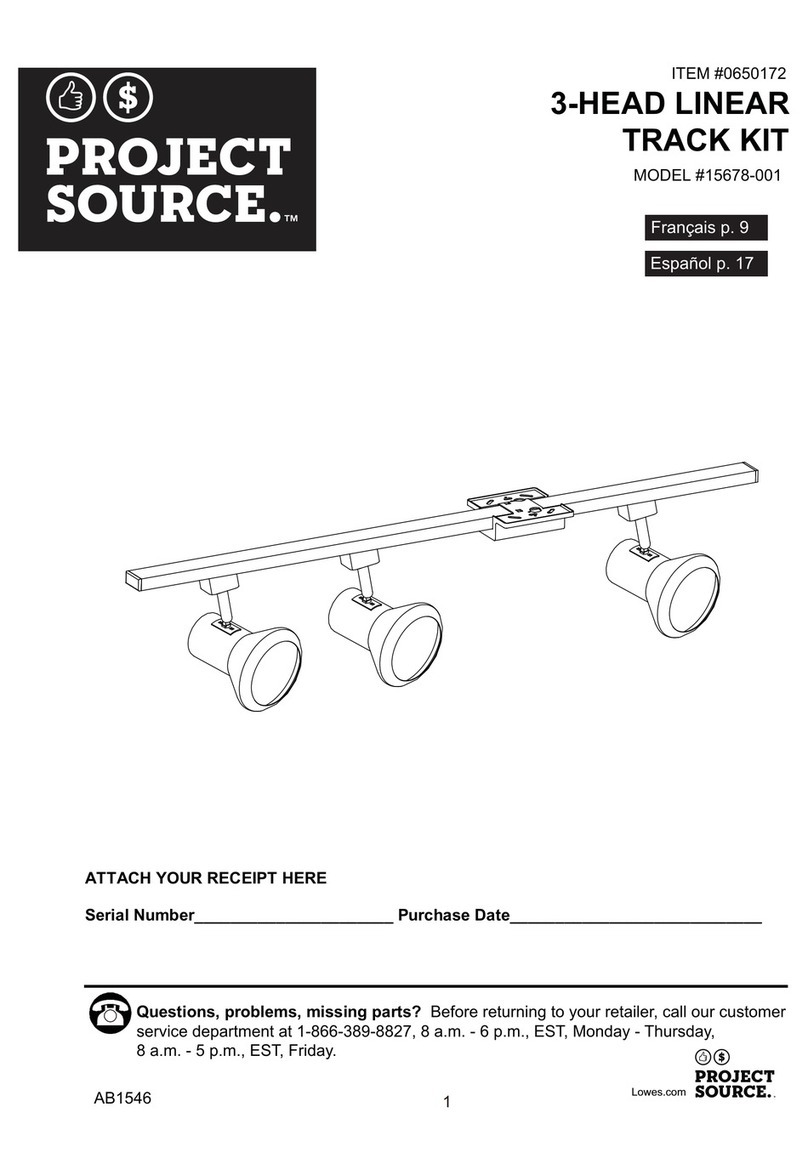 Project Source 15678-001 User manual