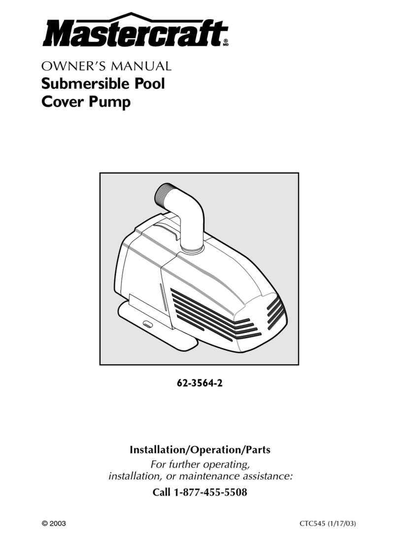 MasterCraft 62-3564-2 User manual MasterCraft 62-3564-2 User manual