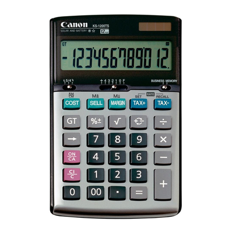 Canon KS-1200TS instructions