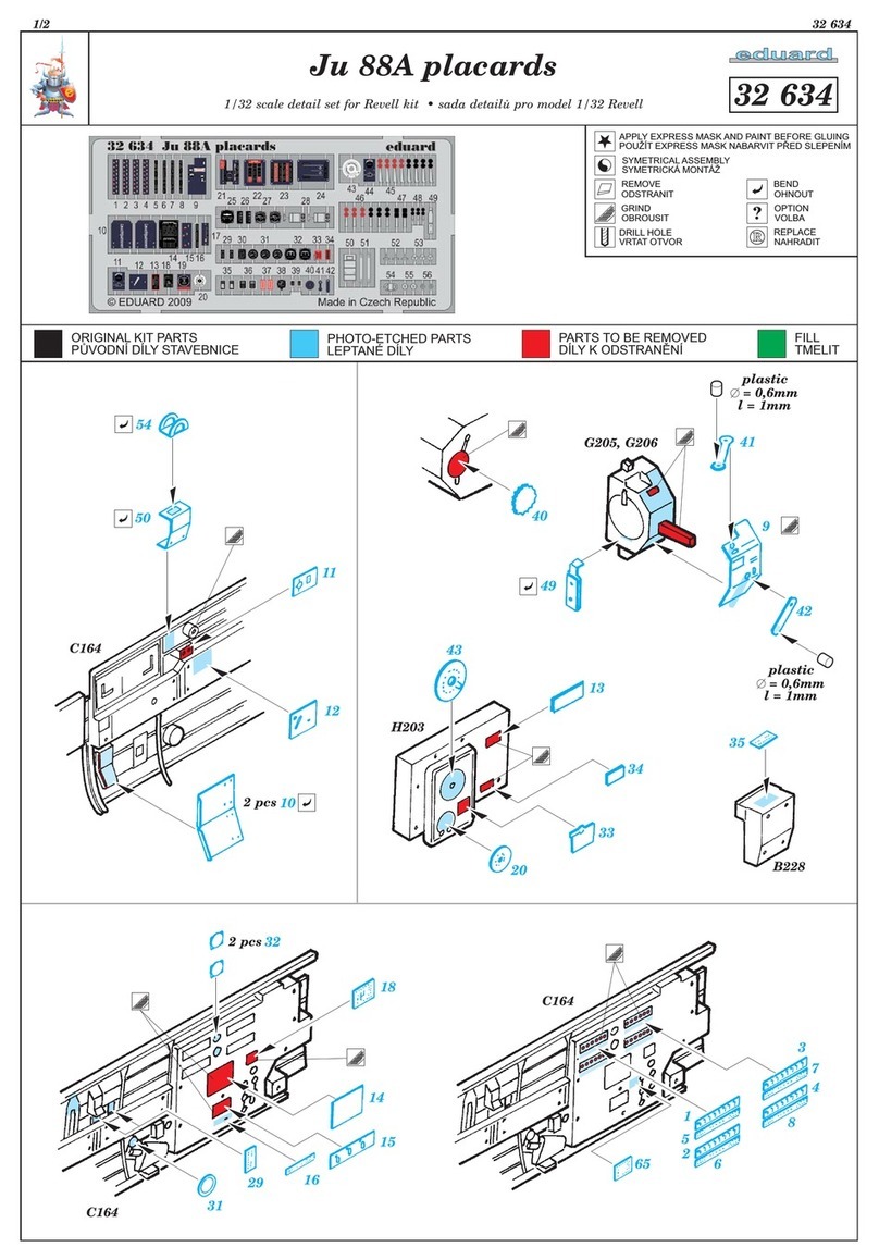 Eduard Ju 88A placards quick start guide Eduard Ju 88A placards quick start guide