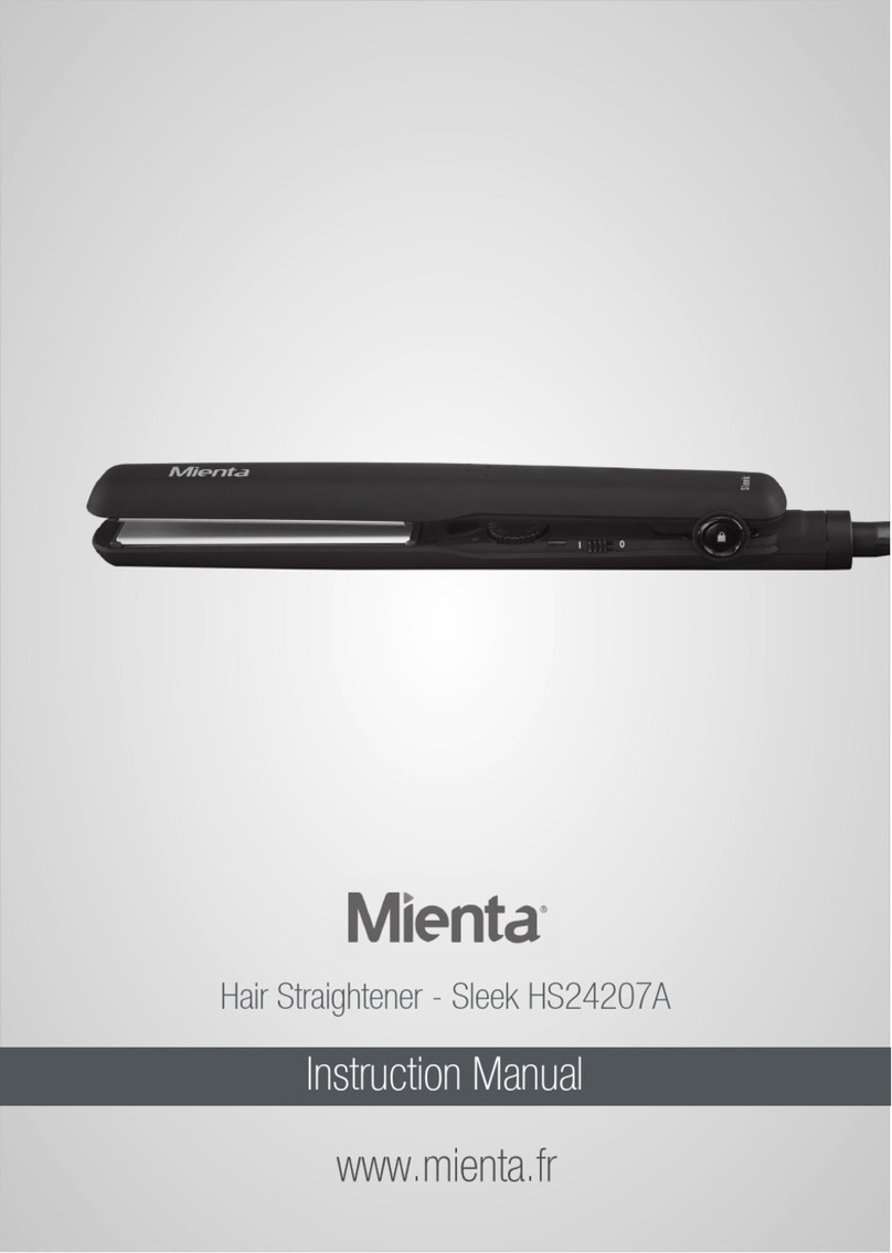 Mienta Sleek HS24207A instruction manual