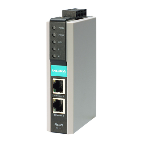 Moxa Technologies MGate 5217 Series Quick installation guide