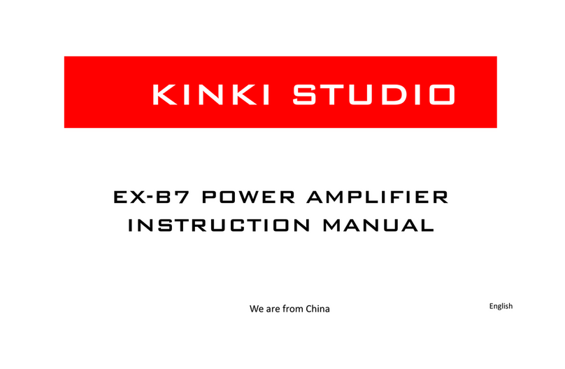 Kinki Studio EX-B7 User manual