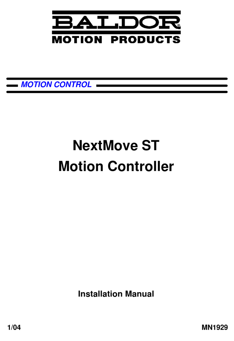 Baldor NextMove ST installation manual