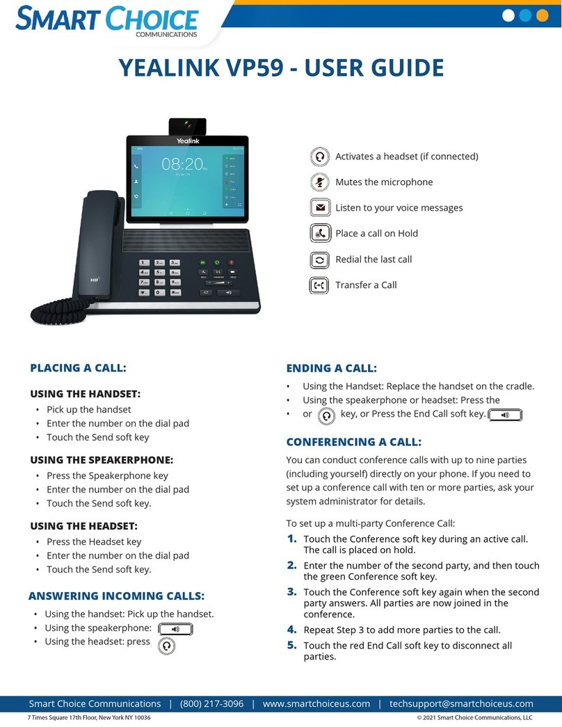 Yealink VP59 Teams User manual