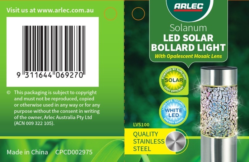 Arlec LVS100 quick start guide
