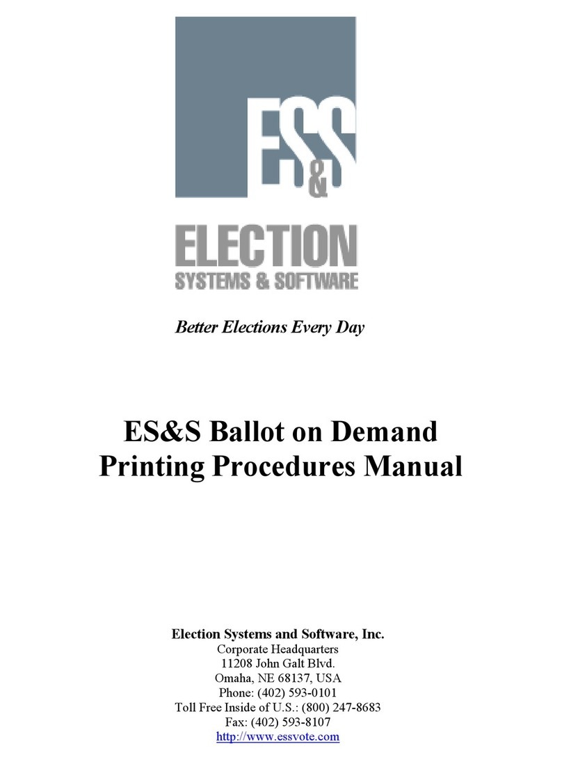 ES&S Ballot on Demand Printing Procedures Manual