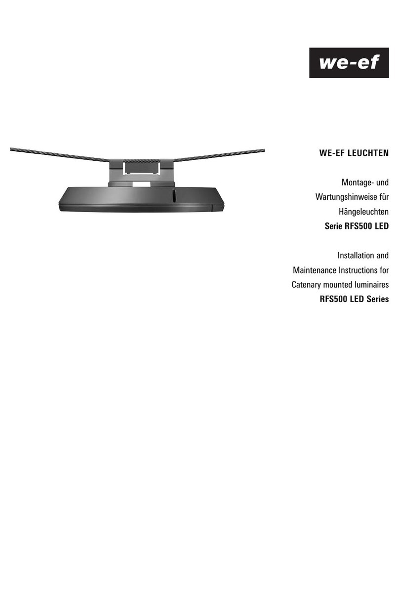 WE-EF RFS500 Series Installation and maintenance instructions