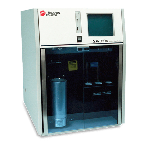 Beckman Coulter SA 3100 Series manual