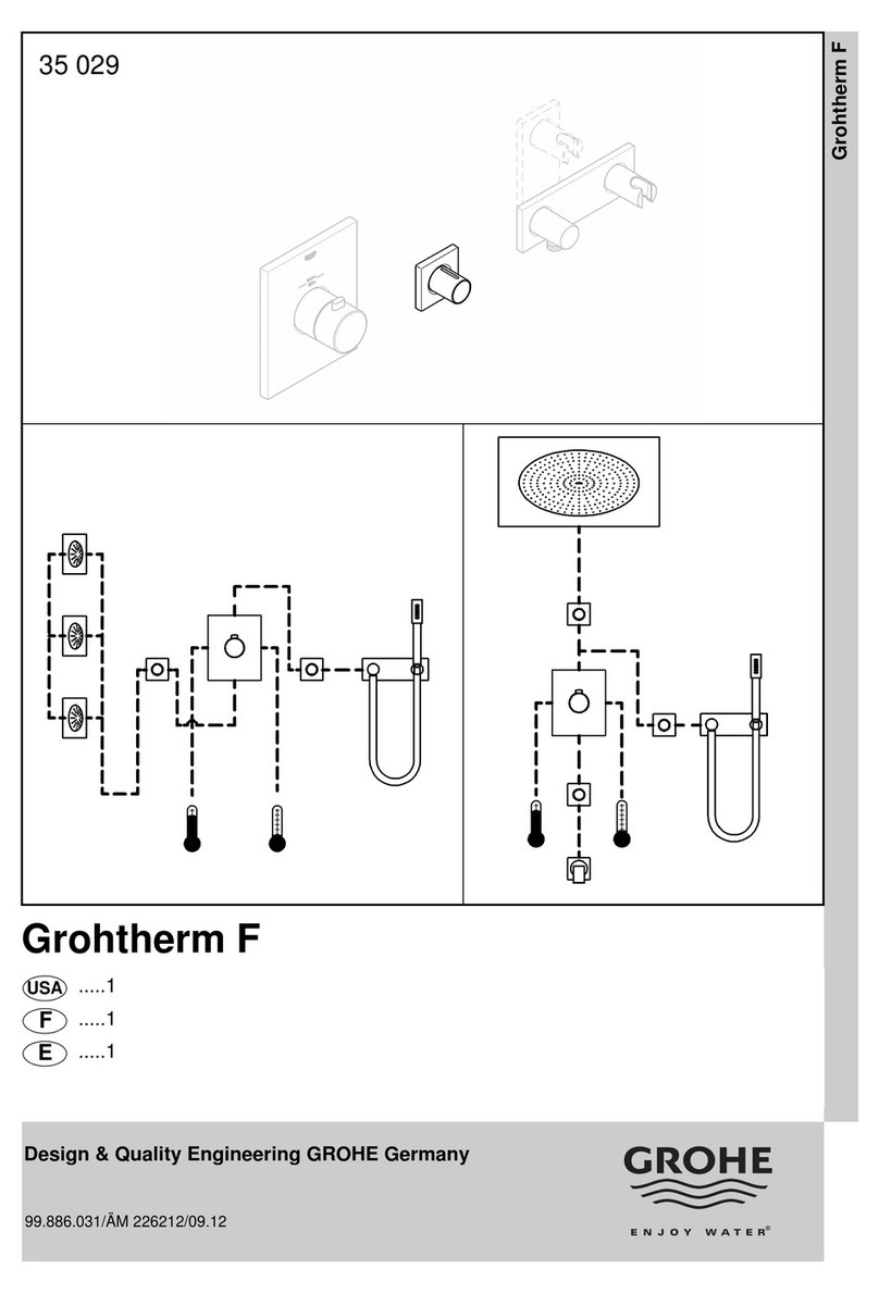 Grohe Grohtherm F 35 029 quick start guide