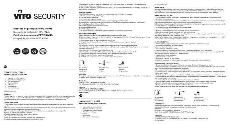 VITO FFP2 KN95 quick start guide