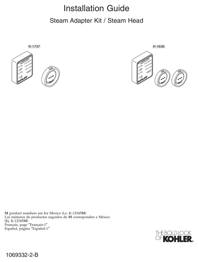 Kohler K-1737 installation guide