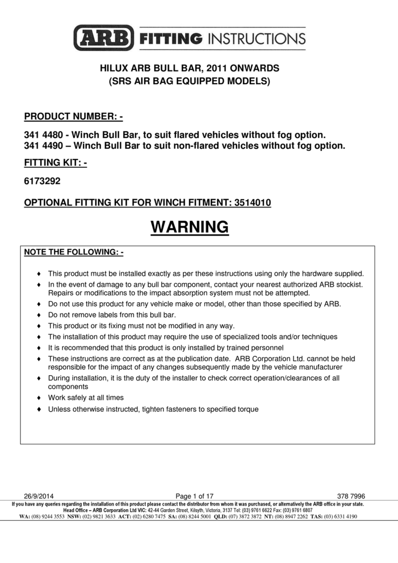 ARB 341 4480 Fitting instructions