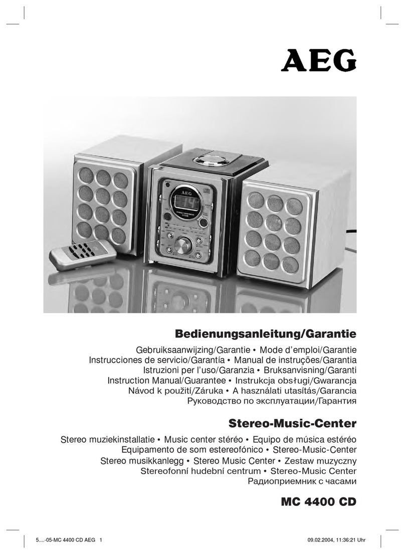 AEG MC 4400 CD Technical specifications