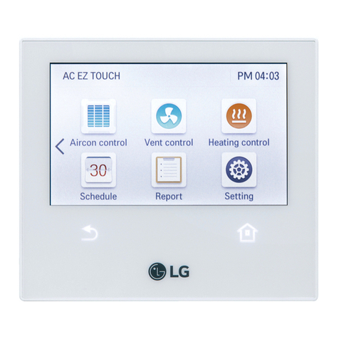 LG AC Ez Touch PACEZA000 User manual