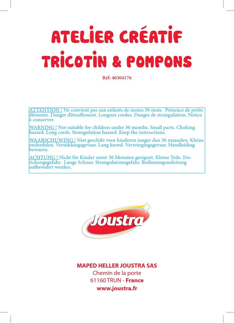 Joustra Atelier Сreatif Tricotin & Pompons manual