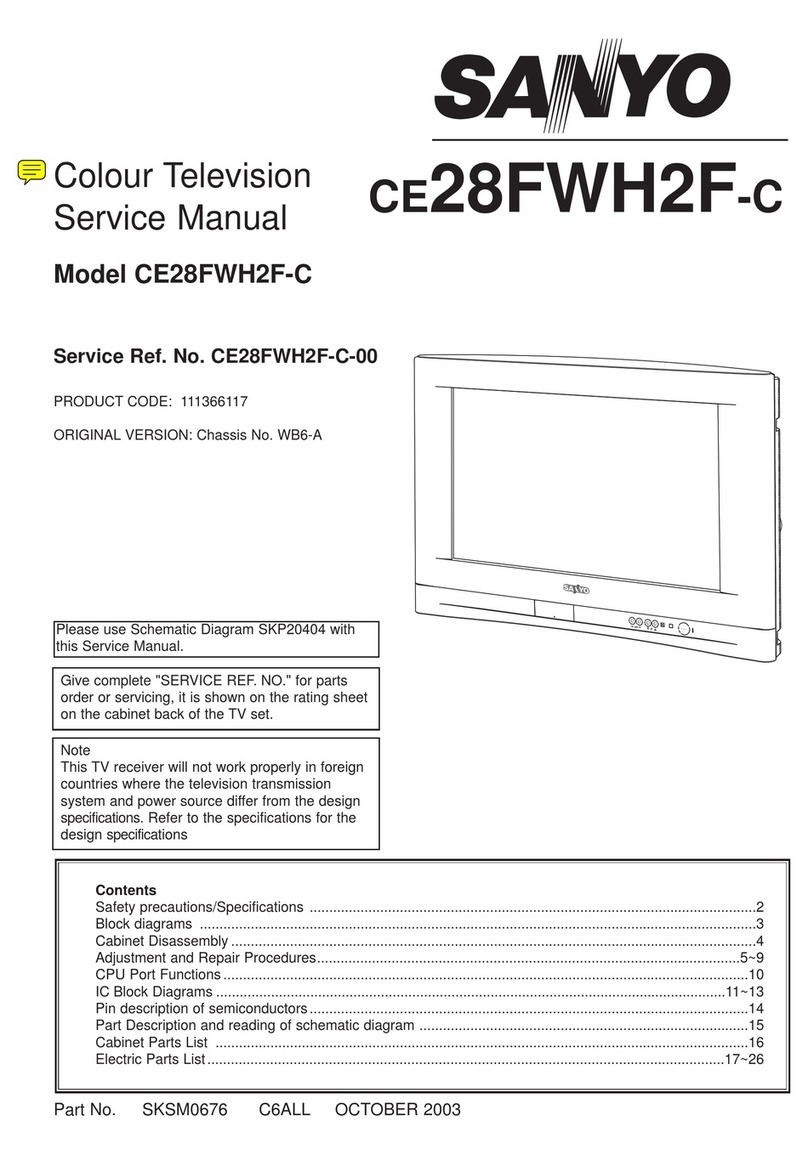 Sanyo CE28FWH2F-C User manual