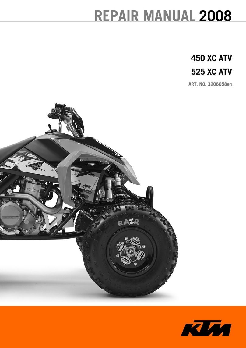 KTM 2008 450 XC ATV Repair manual