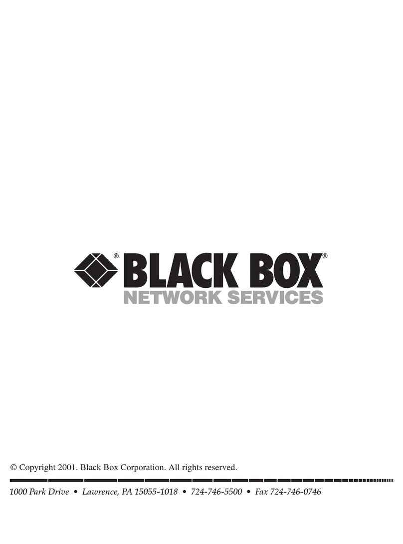 Black Box LRA1204C User manual Black Box LRA1204C User manual
