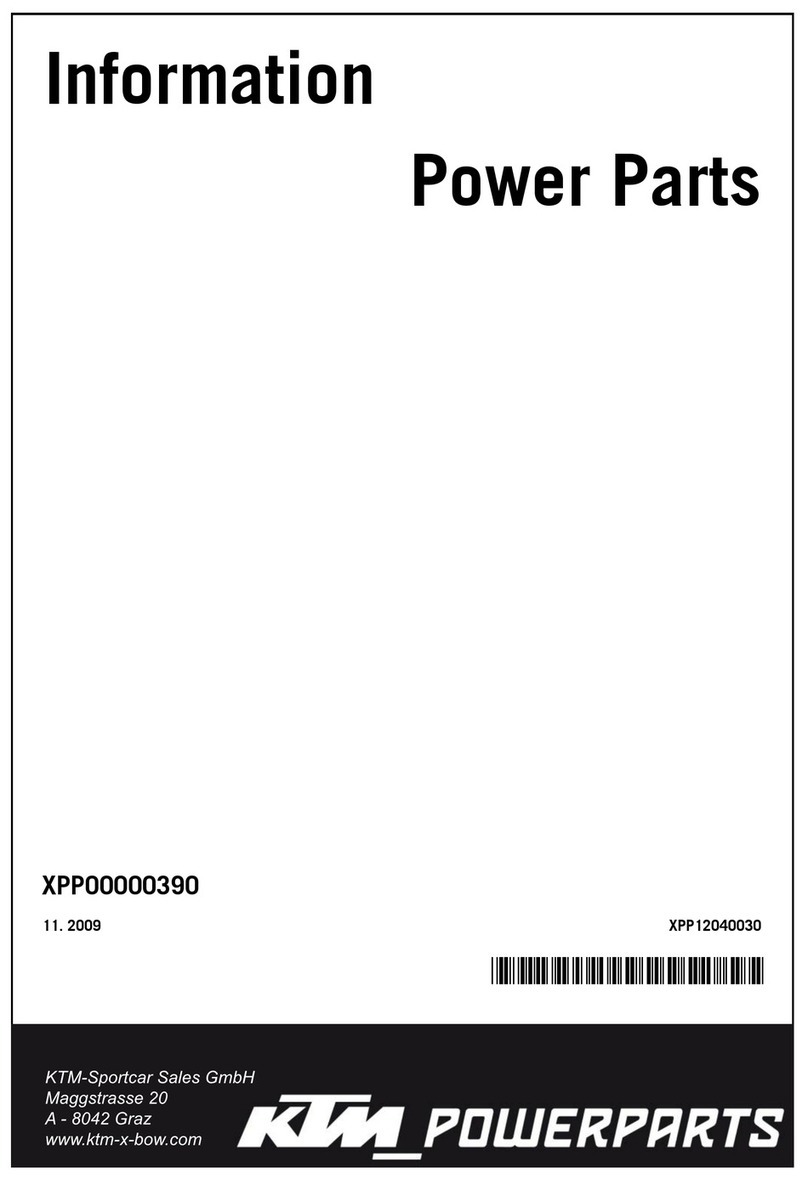 KTM Power Parts XPP00000400 quick start guide KTM Power Parts XPP00000400 quick start guide