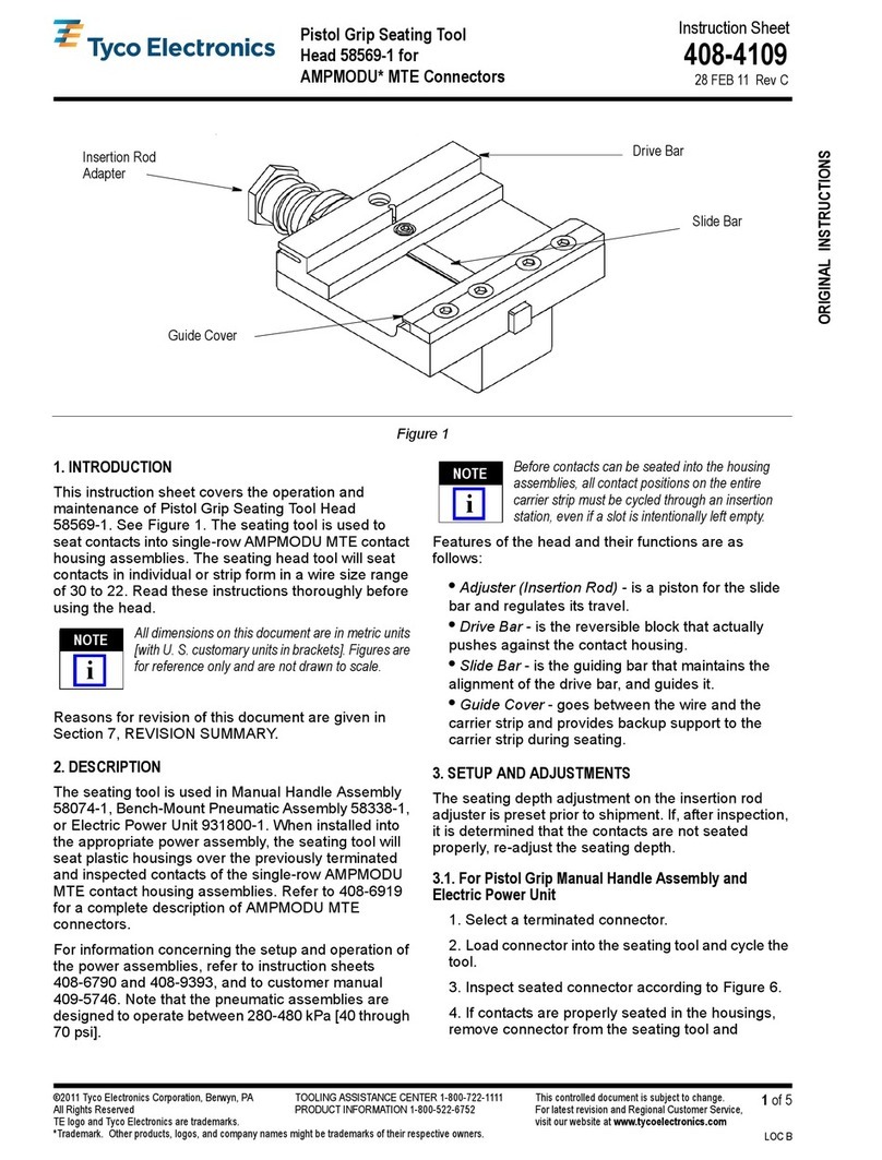 Tyco Electronics 58569-1 User manual