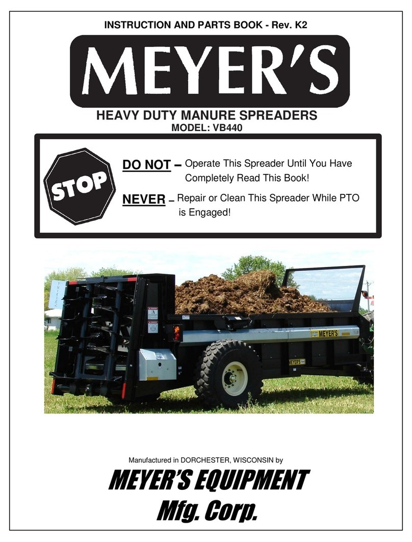 Meyer's VB440 User manual Meyer's VB440 User manual