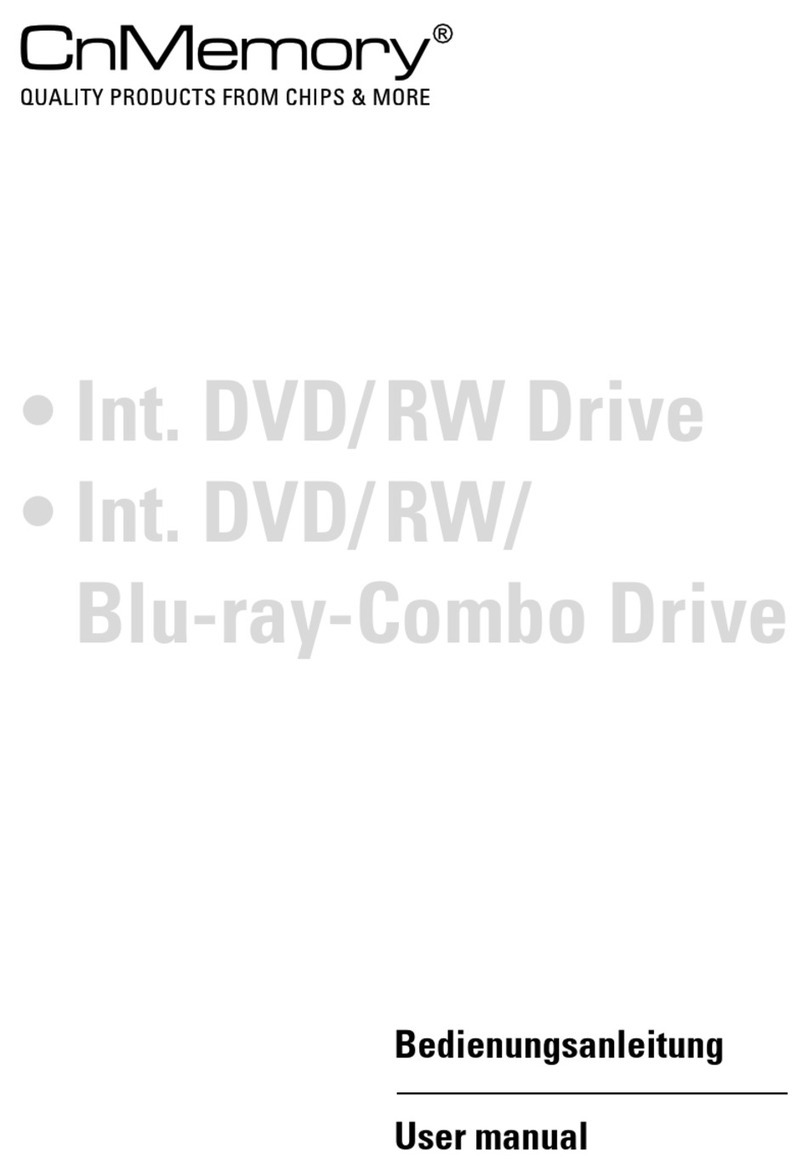 CnMemory DVD/RW Drive User manual