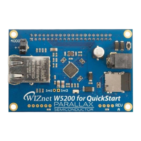 Parallax WIZnet W5200 User manual