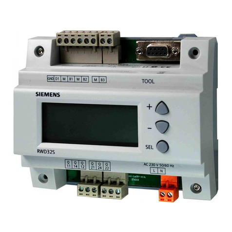 Siemens RWD32S User manual