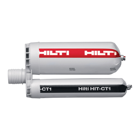 Hilti HIT-CT 1 User manual