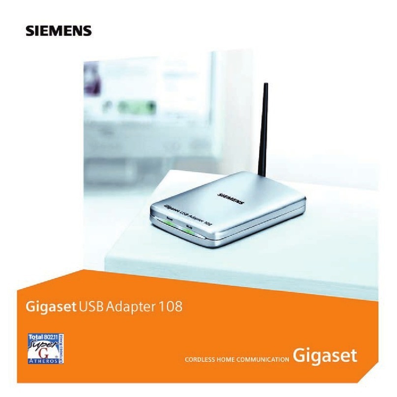 Siemens Gigaset 108 manual
