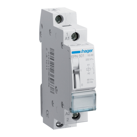 hager EP 501 Series User manual