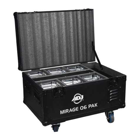 ADJ MIRAGE Q6 PAK User manual ADJ MIRAGE Q6 PAK User manual