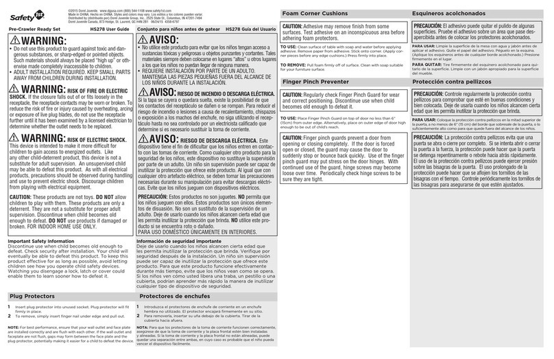Safety 1st HS278 user guide