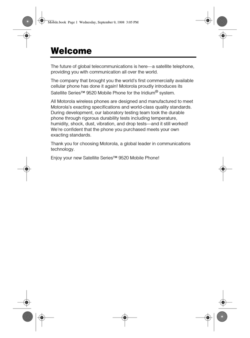 Motorola Satellite Series User manual