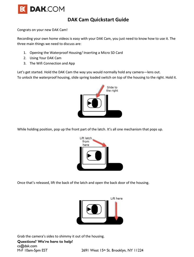DAK Cam quick start guide