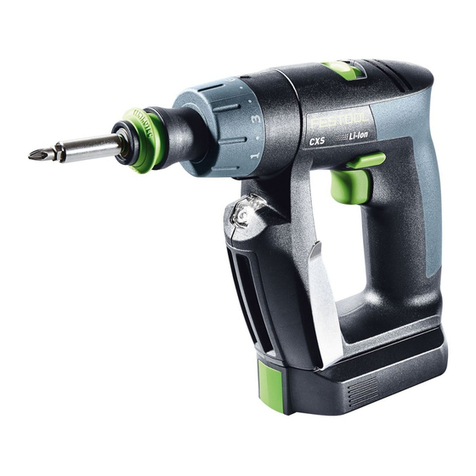 Festool CXS Installation instructions
