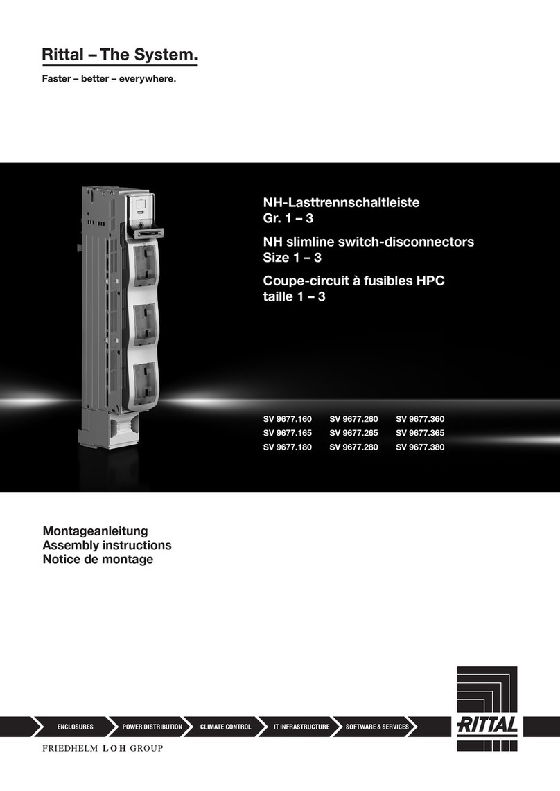 Rittal SV 9677.160 Assembly instructions
