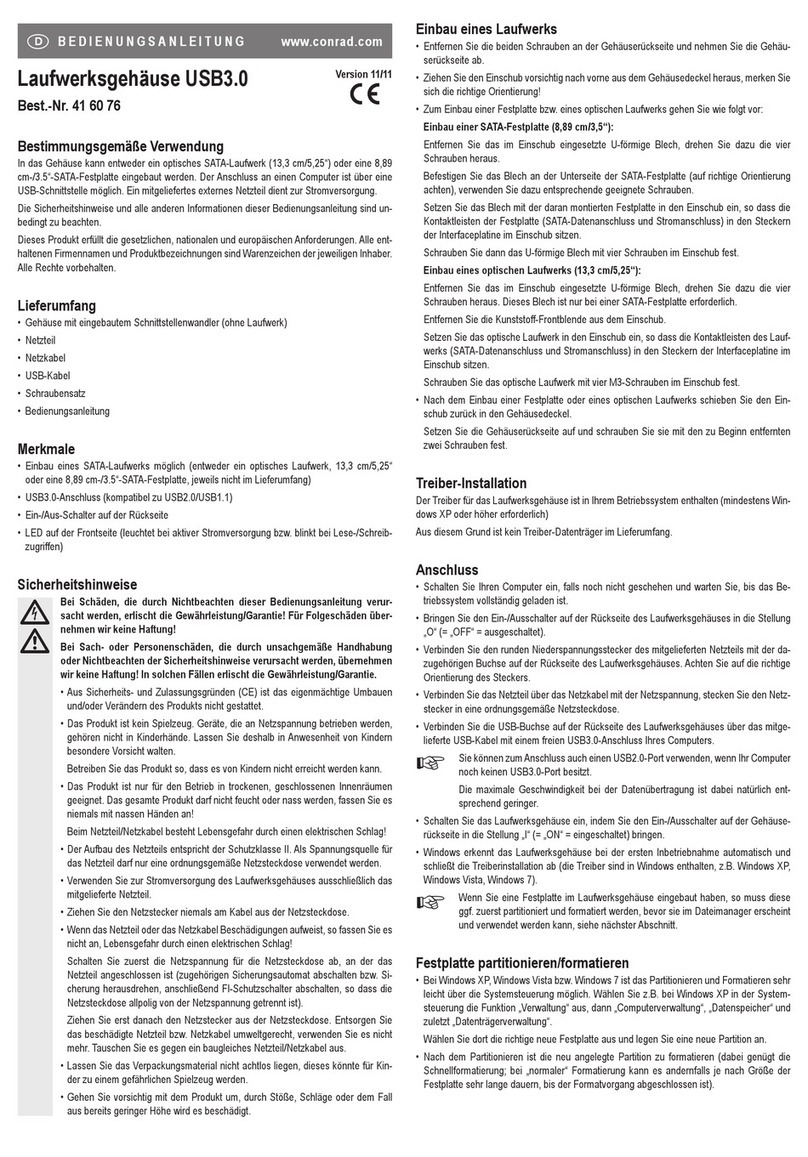 Conrad 41 60 76 User manual