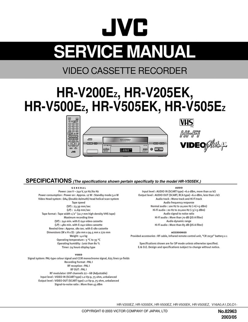 JVC HR-V200Ez User manual