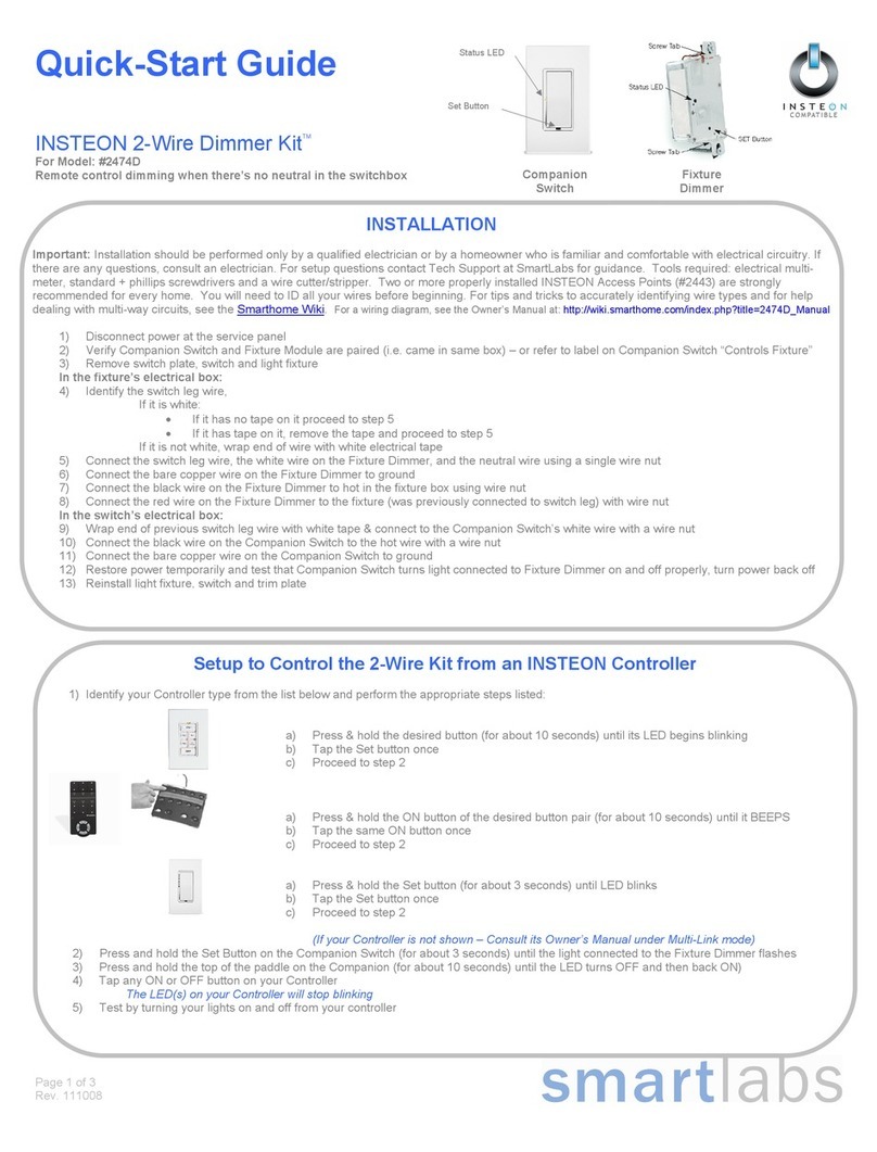 INSTEON 2474D User manual