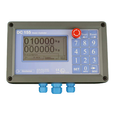 Gonnheimer Elektronic DC 155 User manual