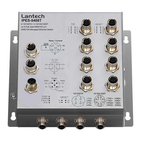 Lantech IPES-5408T-X-IGN Series User manual Lantech IPES-5408T-X-IGN Series User manual