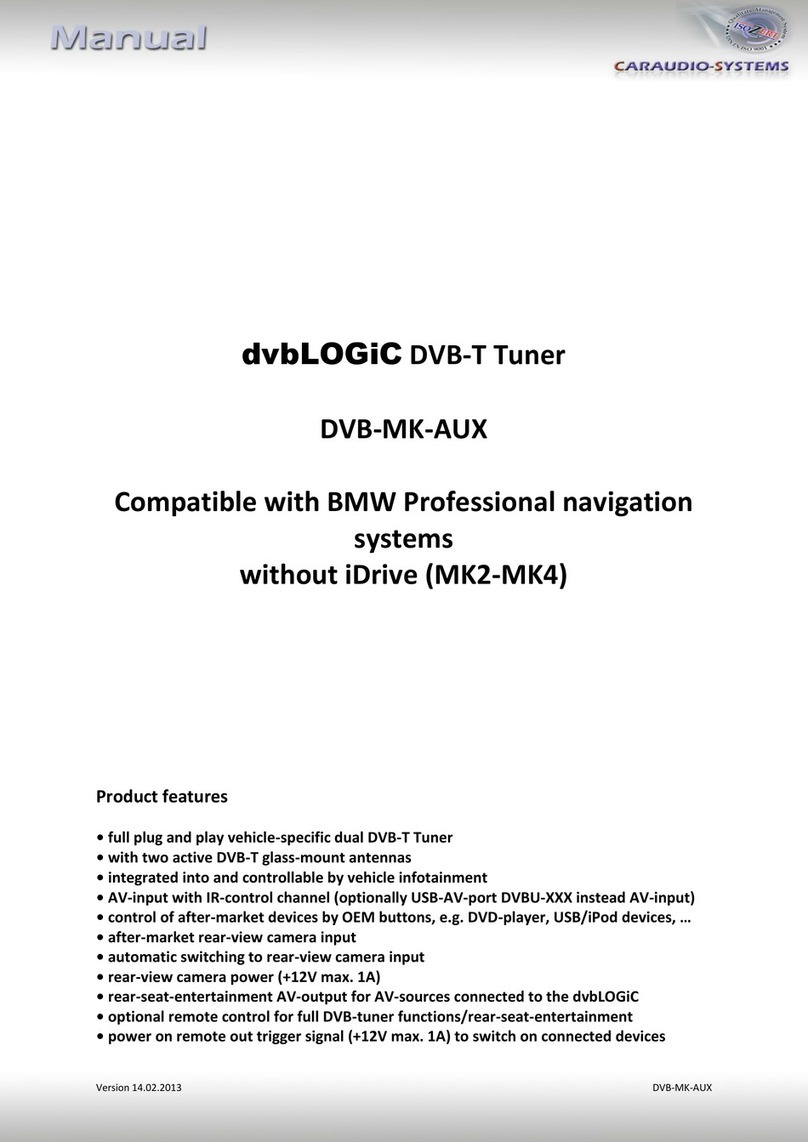Caraudio-Systems dvbLOGiC User manual