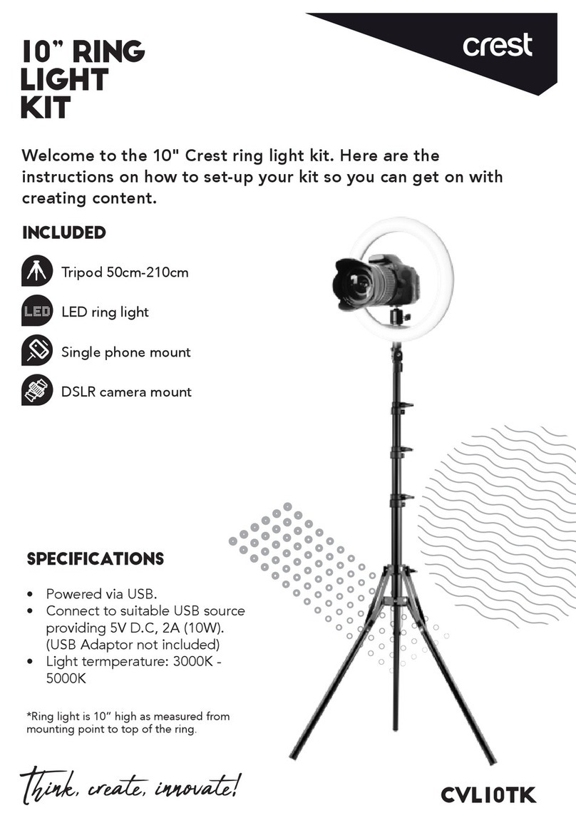 Crest Audio CVL10TK quick start guide