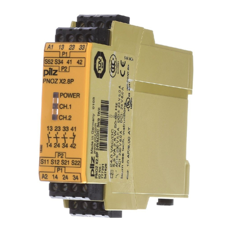 Pilz PNOZ X2.8P User manual Pilz PNOZ X2.8P User manual