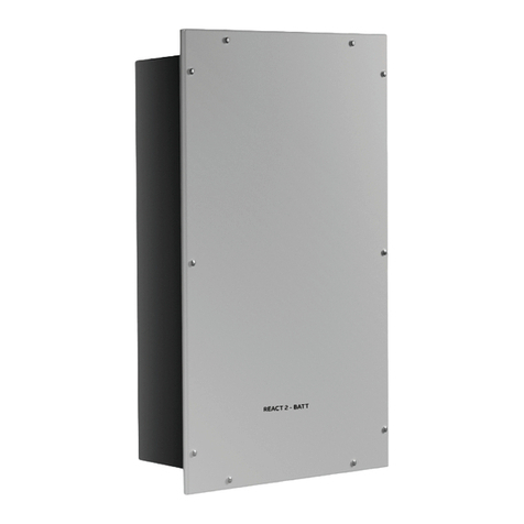 ABB REACT2-BATT User manual